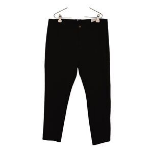Mott & Bow Men's Black Pants The Twill Chino Charles Flat Front Size 40